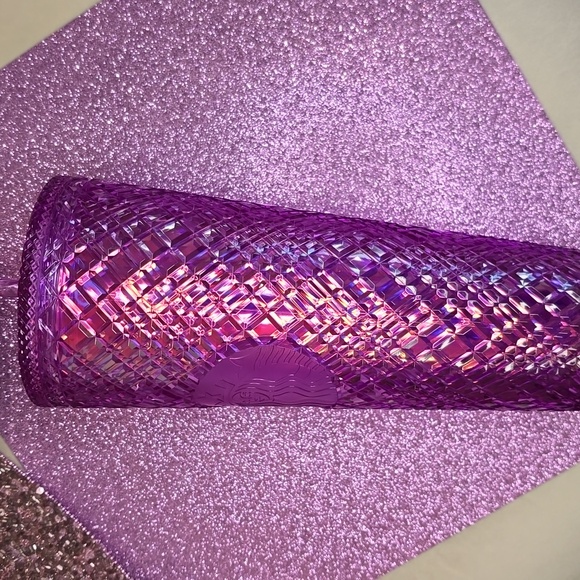 Starbuck 💖💜NWOT💜💖 Beautiful Purply Pink Iridescent Gemstone Tumbler!💖💜💖💜 - Picture 10 of 12